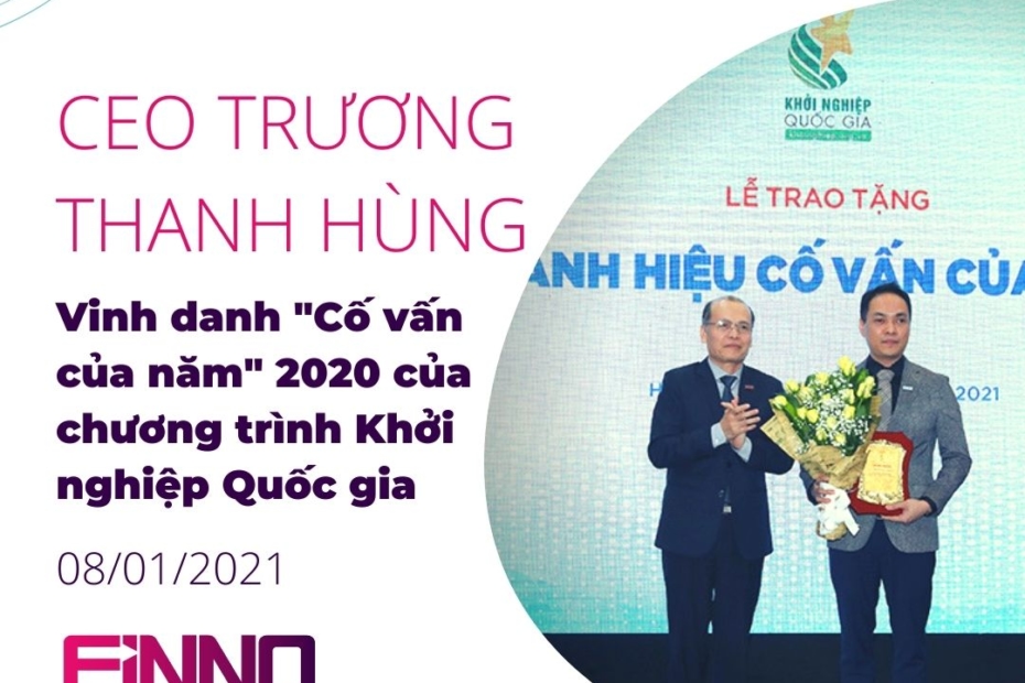FiNNO - Danh hiệu cố vấn của năm của CEO Trương Thanh Hùng
